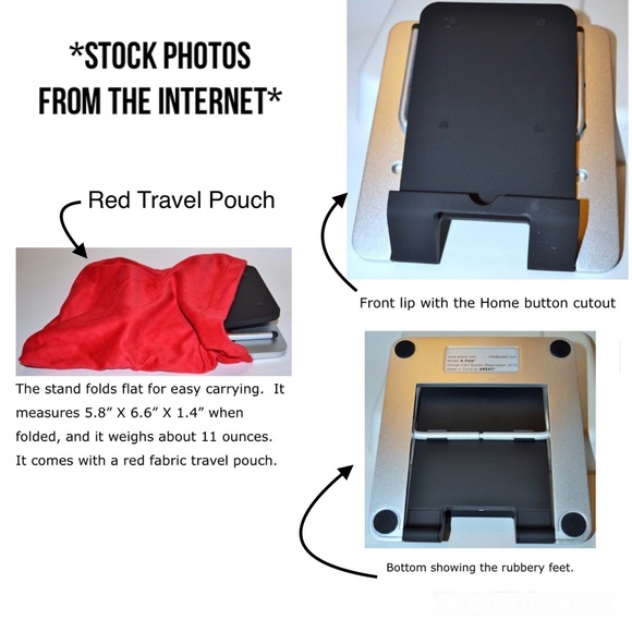 NWT AREXIT “A-FOLD” iPad / Tablet Folding Stand - Picture 4 of 9